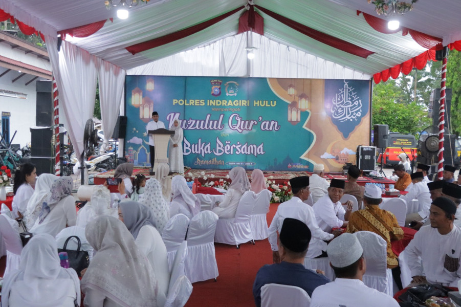 Polres Inhu Peringati Nuzul Quran dan Buka Puasa Bersama
