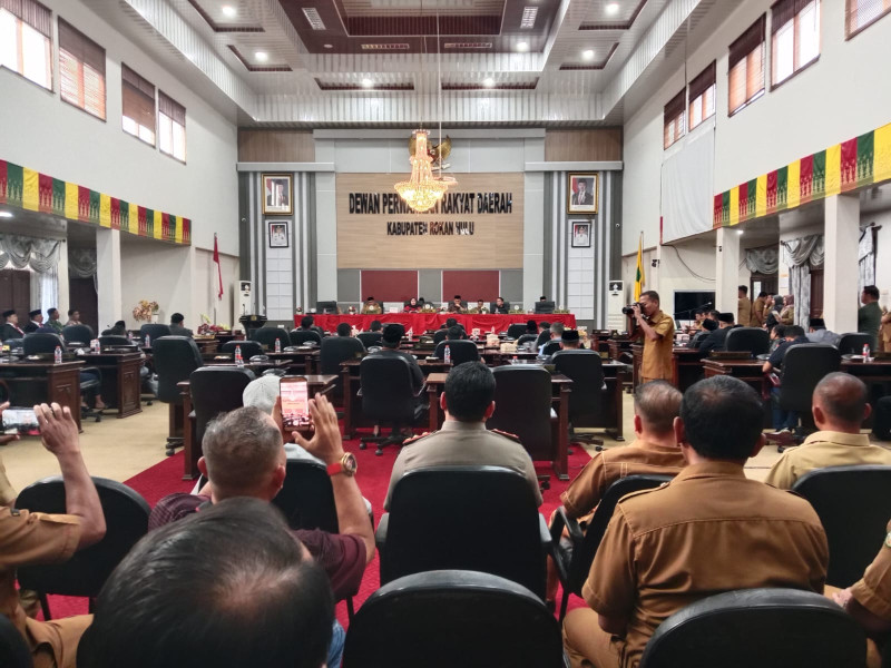 DPRD Rohul Tetapkan Anton Dan Syafaruddin Poti Sebagai Bupati & Wakil Bupati Terpilih