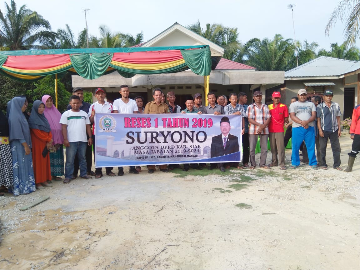 Suryono Jemput Aspirasi Warga Ke-pedalaman Kecamatan Minas (Kampung Mandiangin)
