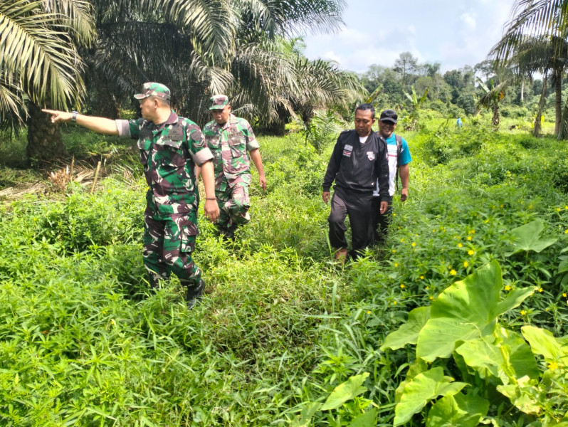 Patroli Karhutla di Kampung Pinang Sebatang, Tidak Ditemukan Titik Api dan Asap
