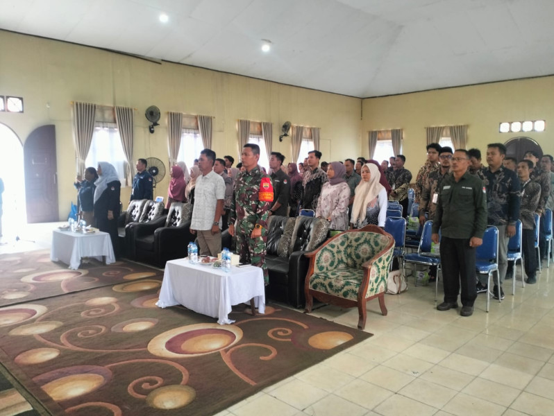 Danramil 03/Minas Ikuti Rapat Koordinasi Kesiapan Pemilukada 2024 Untuk Dapil Siak IV