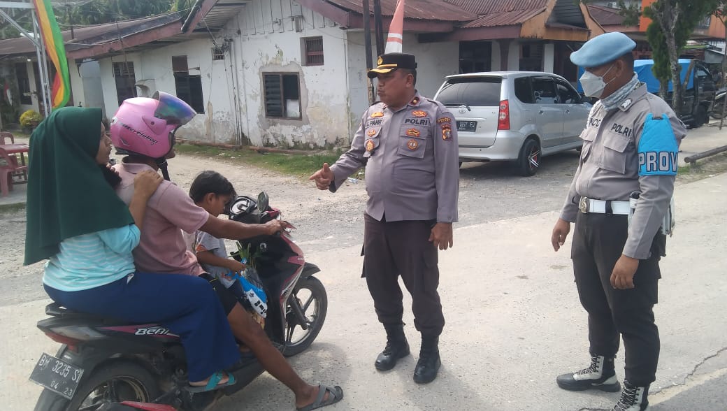 Hari Ini Kapolsek Minas Kompol Sawaluddin Pane SH Pimpin Personil Polsek Minas Giat Percepatan Vaksinasi Covid-19