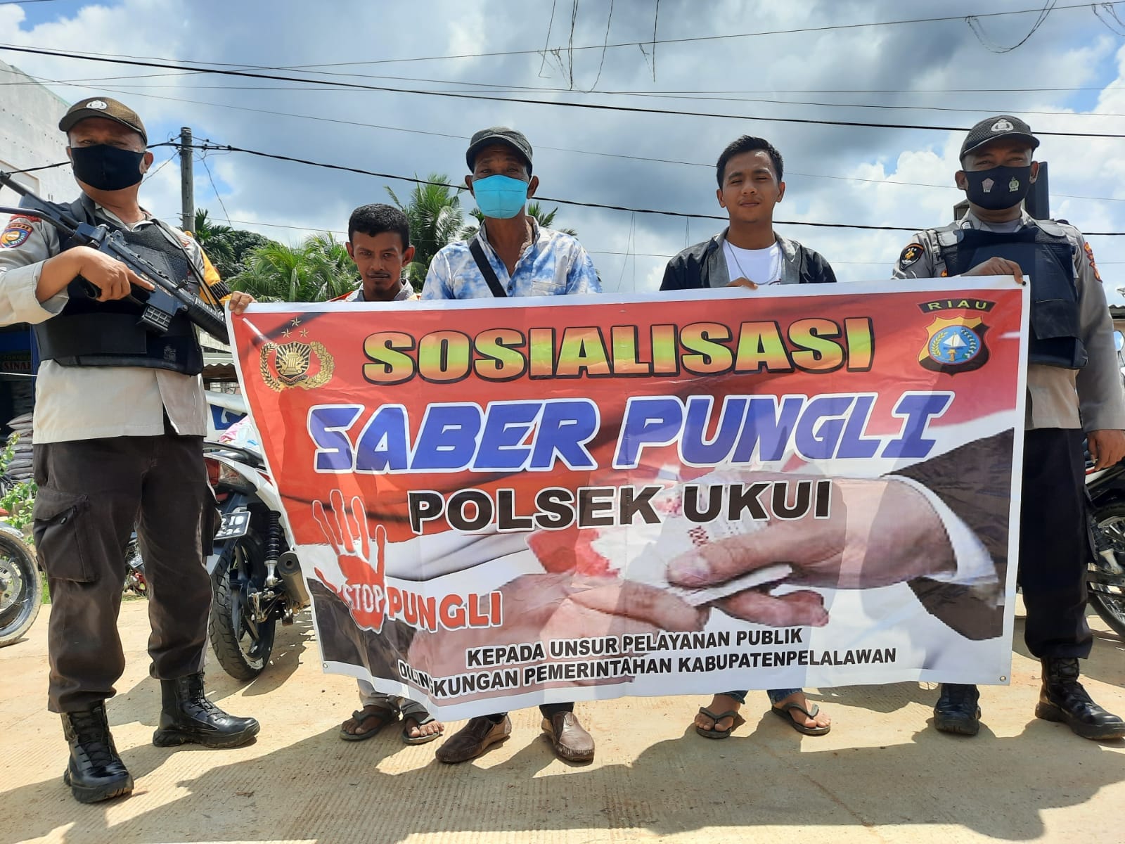 Sosialisasi Saber Pungli, Polisi Ukui Ajak Masyarakat Berperan Berantas Pungli