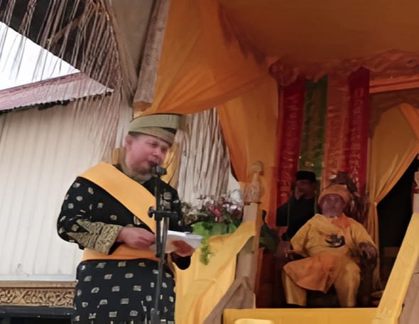 Wabup Rohul Hadiri Penabalan Raja ke-XII Luhak Rokan IV Koto