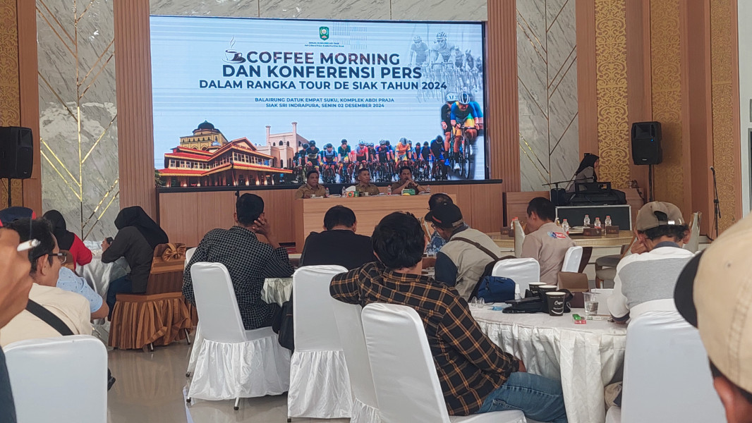 Jelang Pelaksanaan Tour De Siak, Diskominfo & Pariwisata Gelar Diskusi Hangat Dengan Para Jurnalis