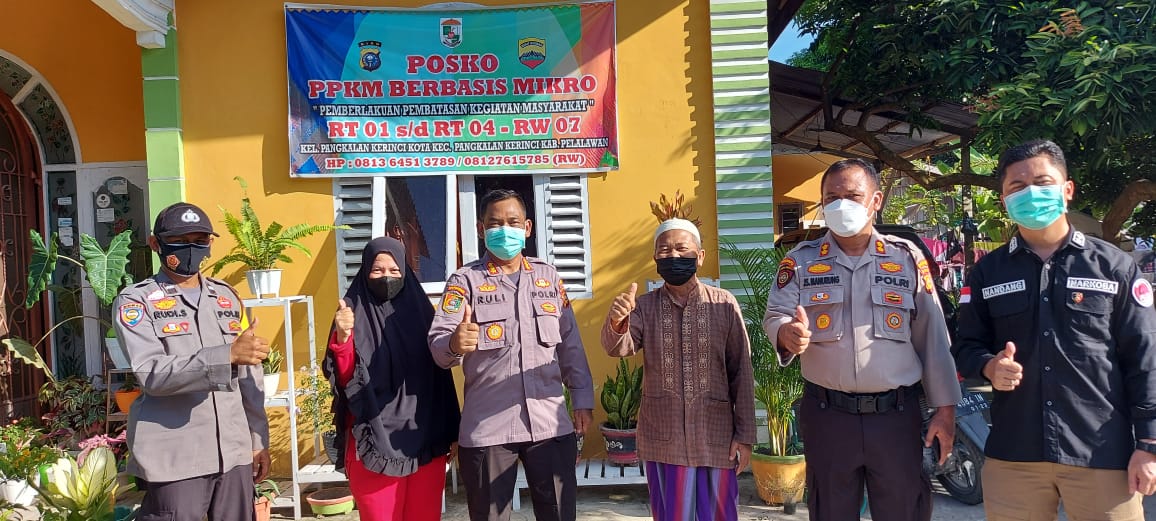 Tim Polda Riau Cek Vaksinasi dan PPKM Pelalawan