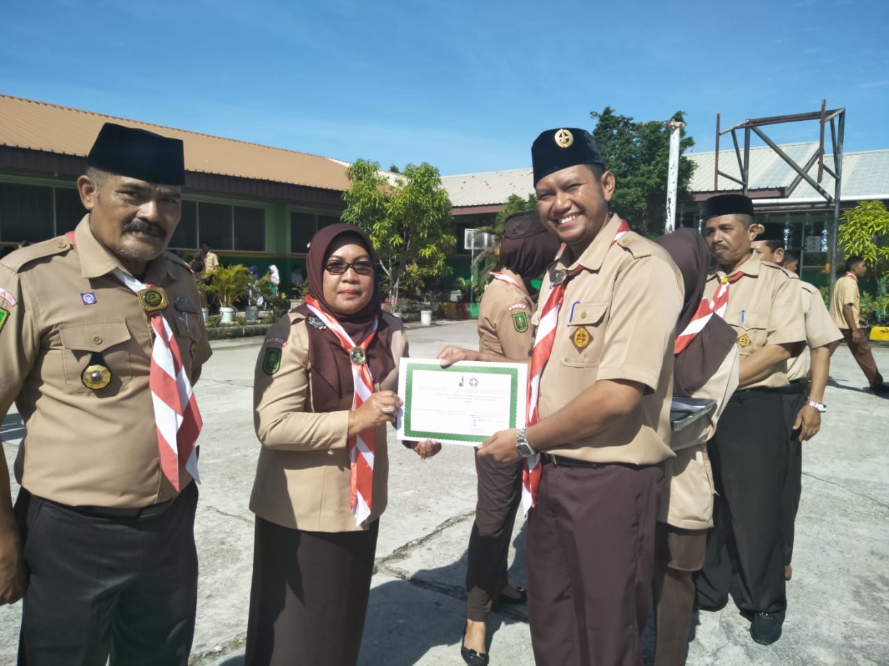 Peramuka SMP N 05 Minas, Raih Juara Satu Tingkat SMP Se-Kecamatan Minas