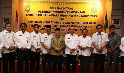 Mulai 2019, Calon Jamaah Haji Kabupaten Siak Akan Berangkat Dari Pekanbaru.