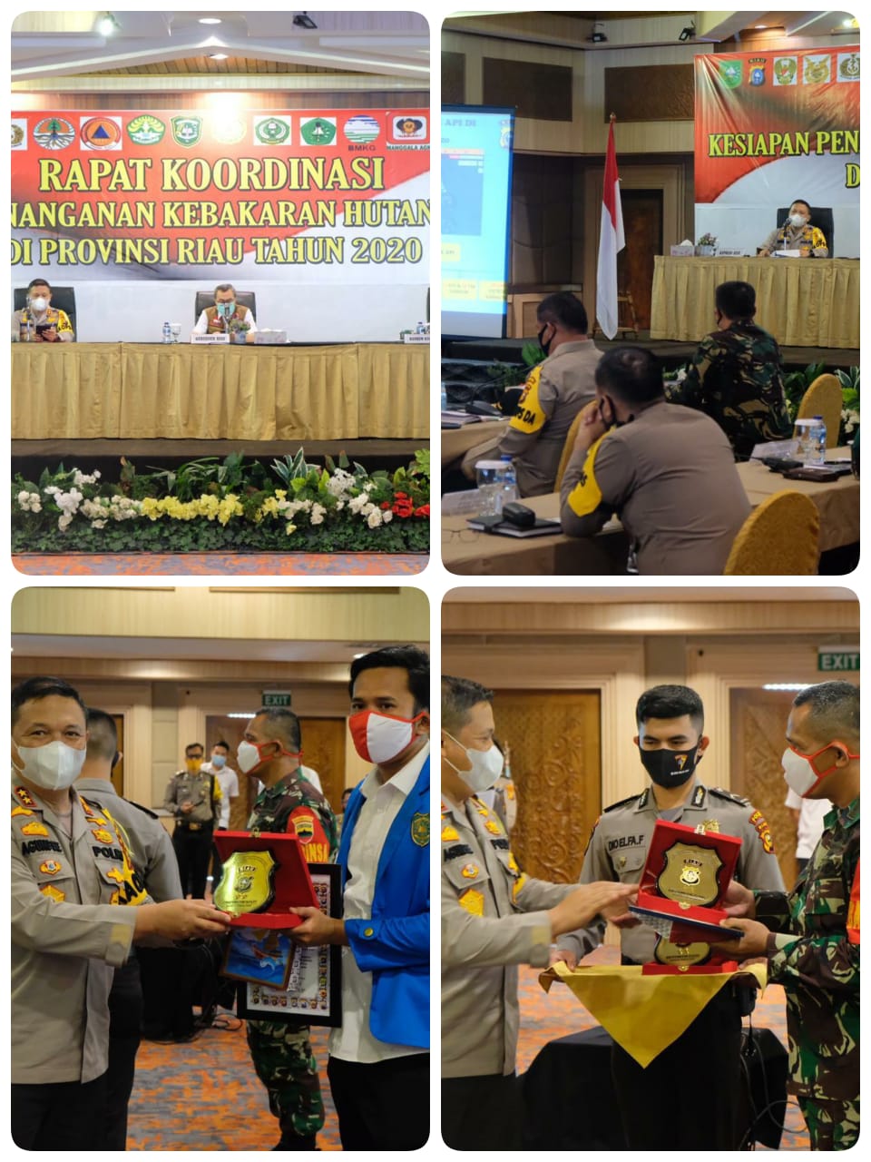 Tindaklanjuti Instruksi Presiden, Polda Riau Gelar Rapat Koordinator Kesiapan Penanganan Karhutla