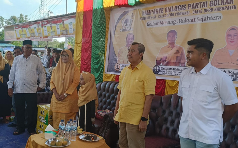 Kampanye Dapil Siak II Partai Golkar Di Kecamatan Koto Gasib Dihadiri Ribuan Pendukung Indah Rosmiati