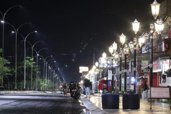 Usung Konsep Heritage City, Jalan Dr Sutomo Siak Sri Indrapura Pesona Baru di Pusat Kota