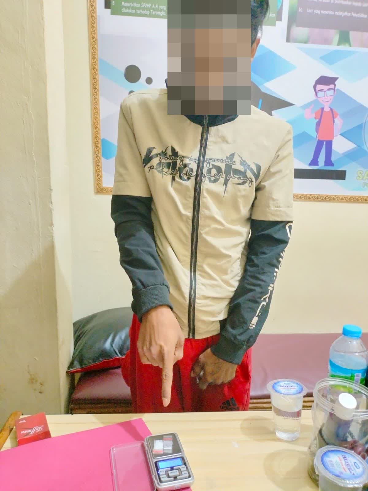 Satnarkoba  Tangkap Pengedar Narkotika Sabu Di Desa Lubuk Kembang Sari
