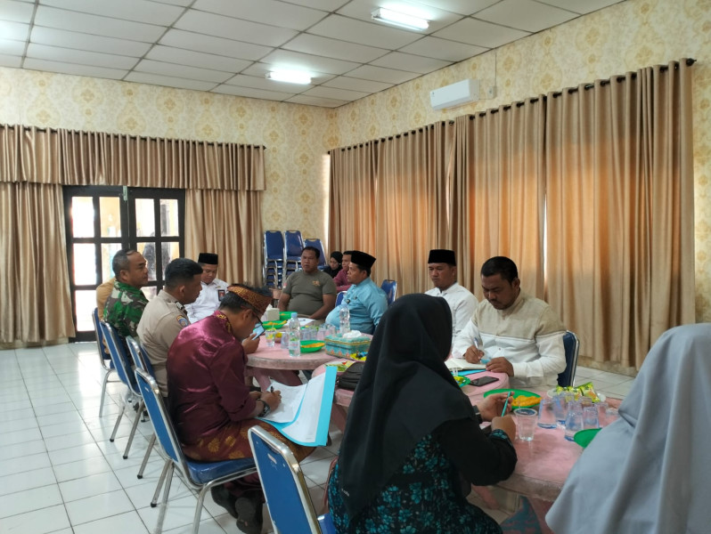 Danramil Minas Diwakili Babinsa Hadiri Rapat Persiapan HUT RI Ke-79 Di Kecamatan Sungai Mandau