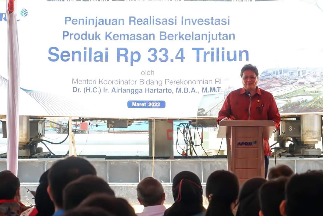 Dukung Pemulihan Ekonomi Indonesia, APRIL Group Investasi Pabrik Kertas Kemasan  33,4 T
