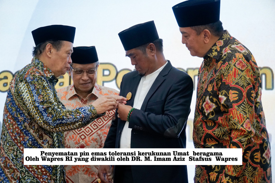 Pejuang Riau, H.T.Rusli Ahmad Sandang Gelar Bapak Toleransi