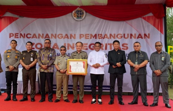 Bupati Zukri Resmikan Pencanangan Zona Integritas BPN Pelalawan: Tingkatkan Pelayanan Publik dan Cegah Korupsi