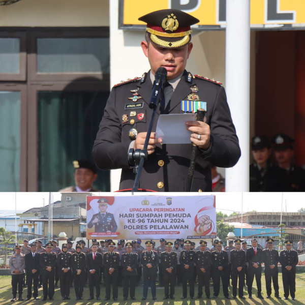Peringatan Sumpah Pemuda ke-96: Kapolres Pelalawan Ajak Semua Bersatu untuk Indonesia Raya
