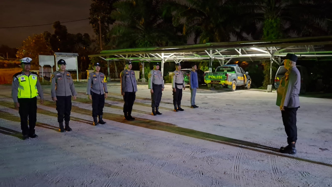 Polsek Minas Tingkatkan Patroli Harkamtibmas Dalam Rangka Libur Nasional dan Cuti Bersama