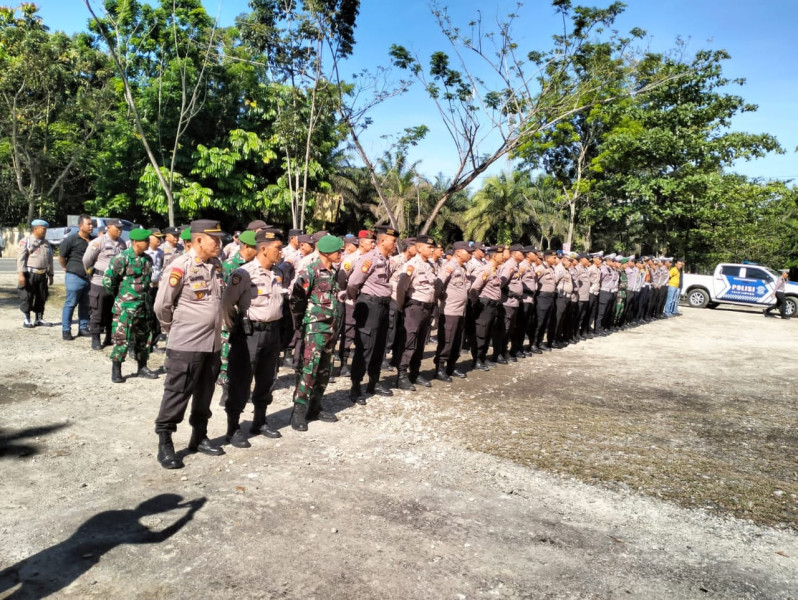 Gladi Bersih Jambore Karhutla di Tahura SSK Berjalan Lancar, Danramil 03/Minas Sampaikan Pesan Solidaritas