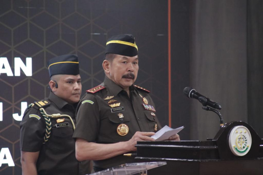 Jaksa Agung Lantik Mayor Jenderal TNI Wahyoedho Indrajit  Sebagai Jaksa Agung Muda Pidana Militer Baru