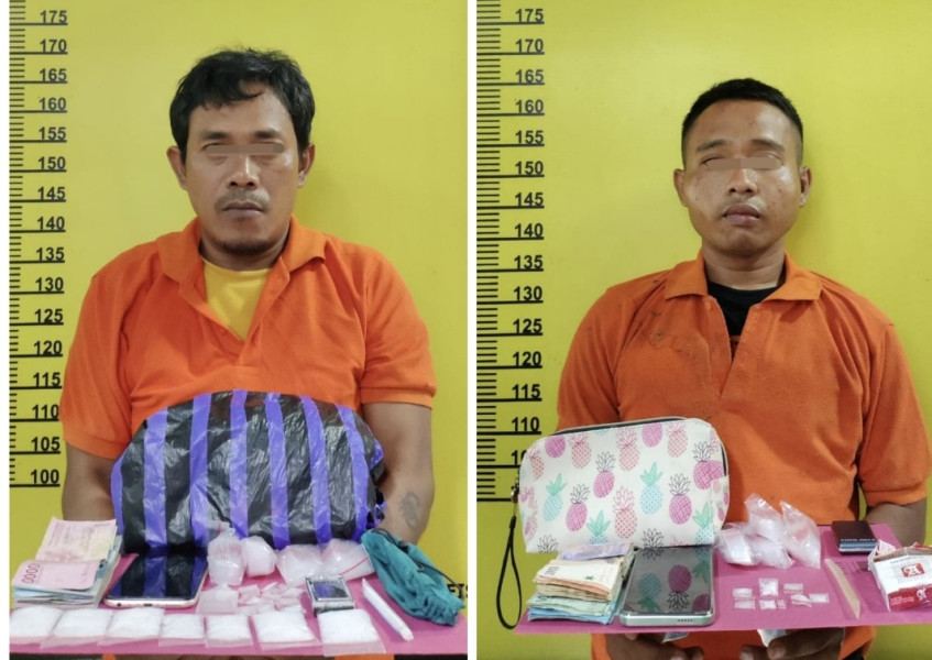 Polsek Pasir Penyu Grebek 2 Lokasi, 2 Tersangka Narkoba Diamankan