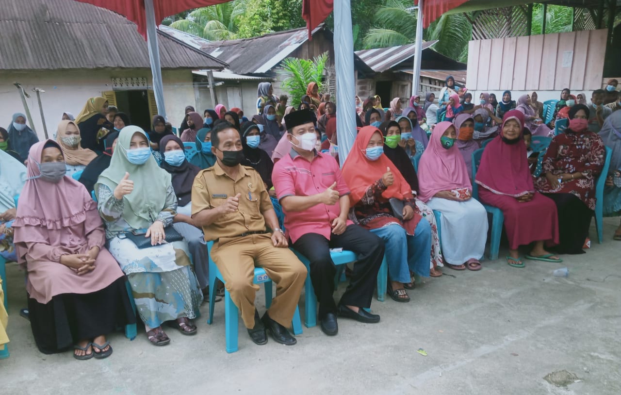 Reses Anggota DPRD Prov Riau, H.Syafaruddin Poti SH Tampung Aspirasi Masyarakat Desa RTB