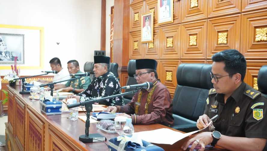 Bupati Siak Bahas Sejumlah Isu Penting Saat Rakor Forkopimda