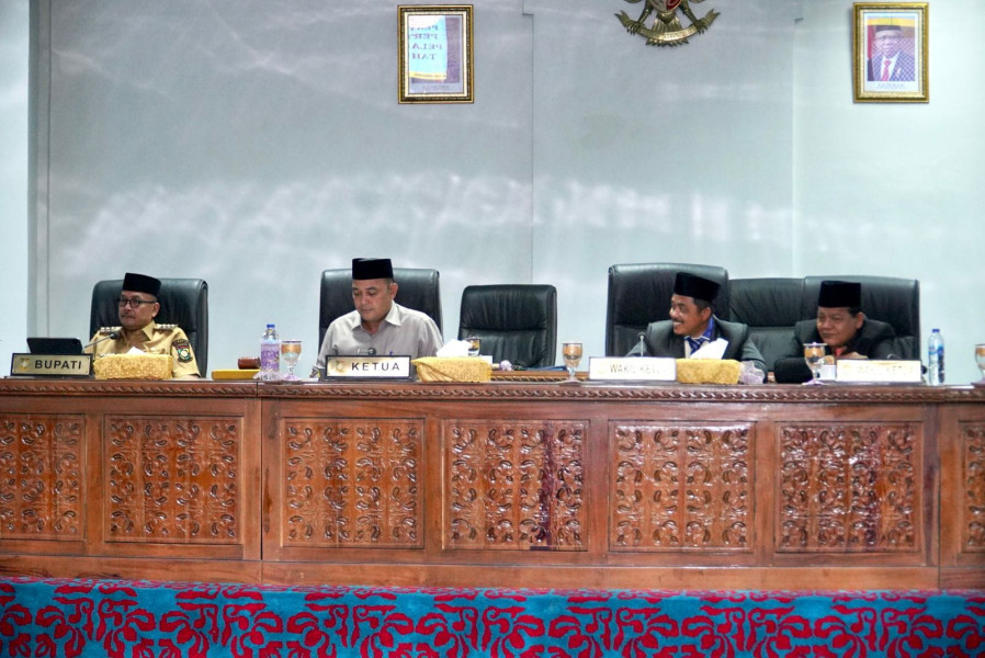 Pj Bupati Kampar Sampaikan Pidato Pertanggungjawaban Pelaksanaan (RPP) APBD 2022