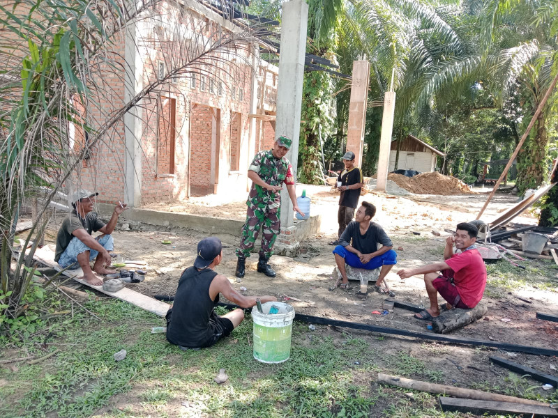 Babinsa Koramil 03/Minas Aktif Sosialisasi Kesehatan kepada Masyarakat Kampung Rantau Bertuah -