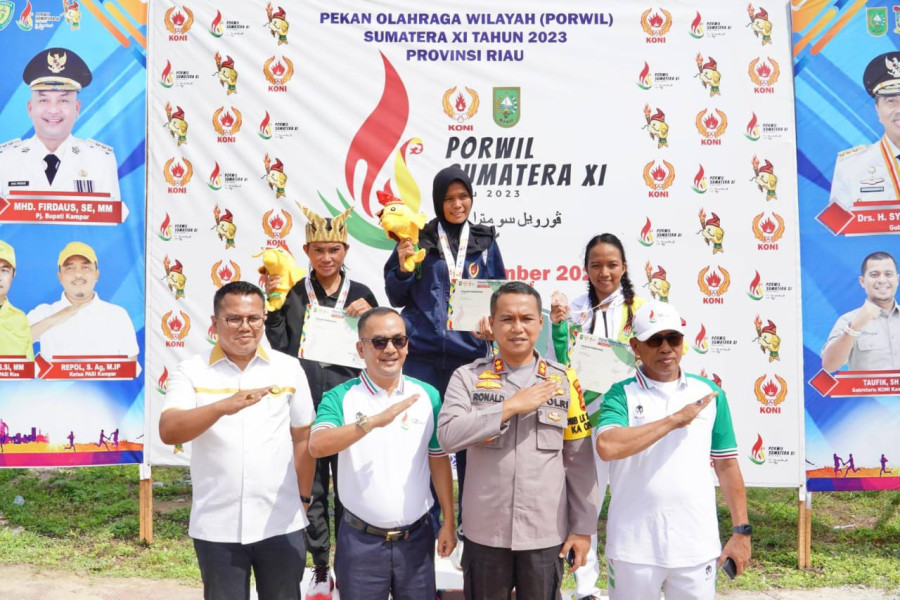 Porwil XI Se Sumatera Cabor Atletik Berakhir, Firdaus : Terimakasih Berjalan Sukses dan Lancar,  Berikan Dampak Positif Bagi Kampar