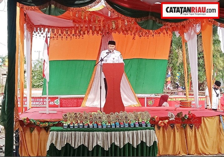 MTQ Ke-3 Tingkat Desa Sungai Kumango Dibuka Secara Resmi Oleh Wabup Rohul