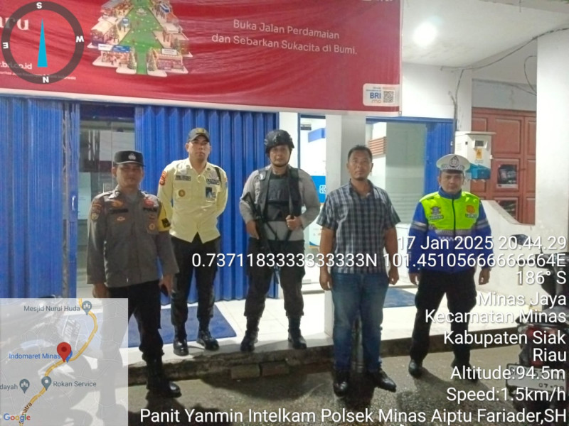 Melalui KRYD, Polsek Minas Tingkatkan Patroli Untuk Keamanan Masyarakat