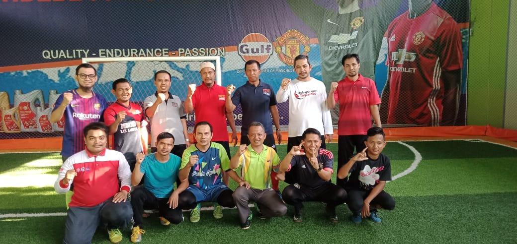 Dewan Da’wah Kampar Di Undang Oleh MTR, Bermain Futsal Di Salah Satu Lapangan Terbaik Di Prov. Riau