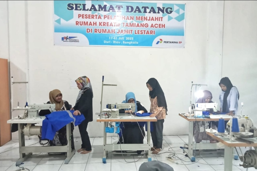 Berbagi Ilmu dan Pengalaman, Rumah Jahit Lestari PHR Bina Kelompok Masyarakat Aceh