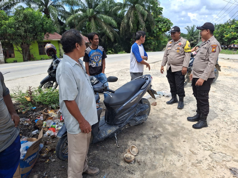 Pasca Pemungutan Suara, Polsek Minas Terus Sosialisasikan Pilkada Damai