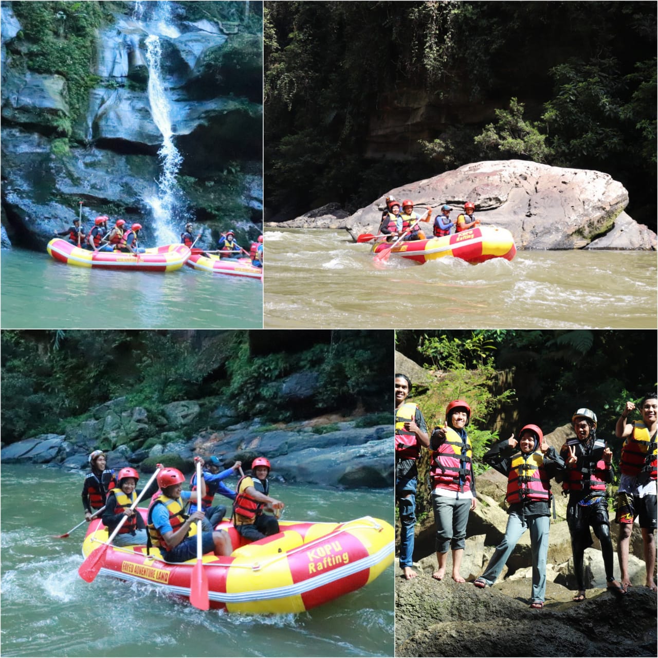 Mahasiswa Kukerta UNRI Laksanakan Latihan Rafting di Sungai Kapur Desa Tanjung