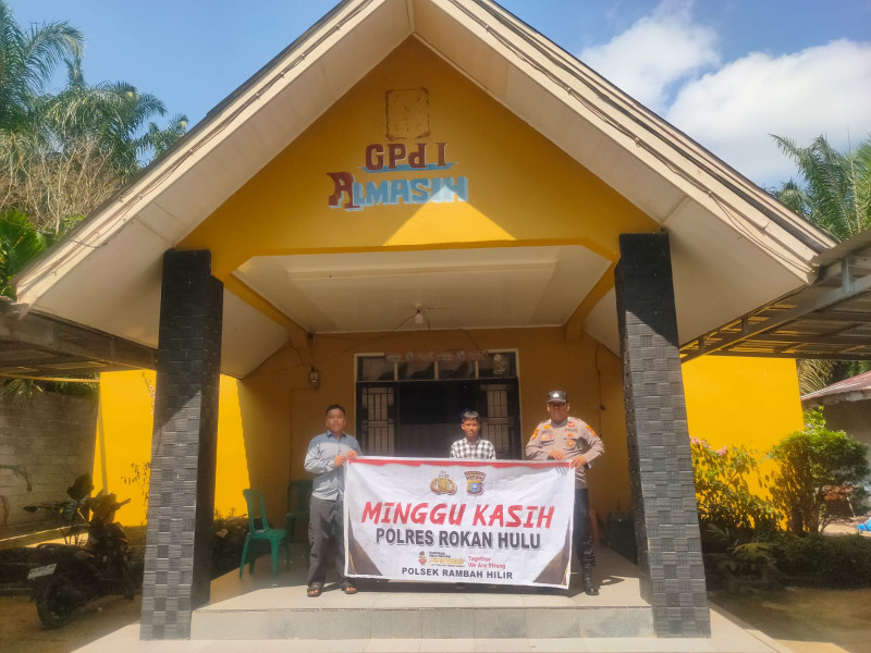 Minggu Kasih Polsek Rambah Hilir: Sinergi Antara Polri Dan Masyarakat