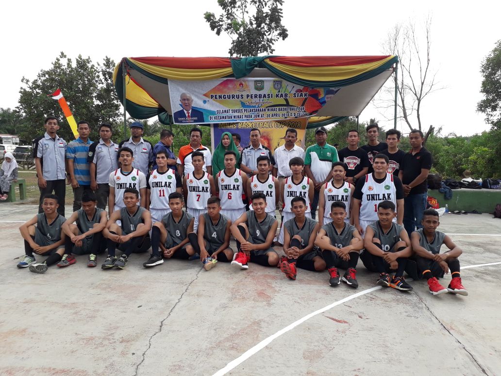 Perdana Open turnamen  BasketBall Cup 2018 Resmi Dibuka Di Kecamatan Minas