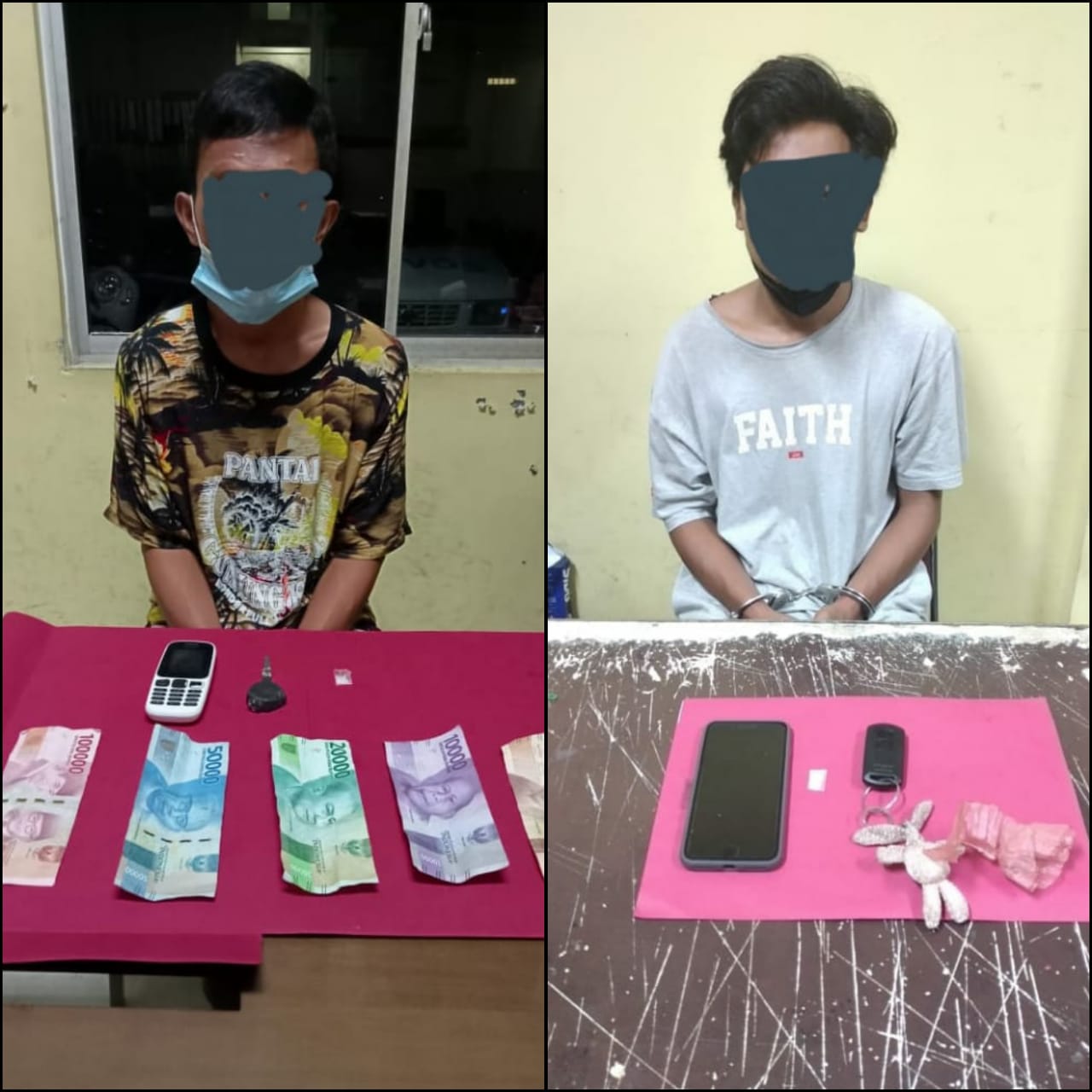 Tim Opsnal Satres Narkoba Polres Kuansing mengungkap kasus narkoba  jenis sabu