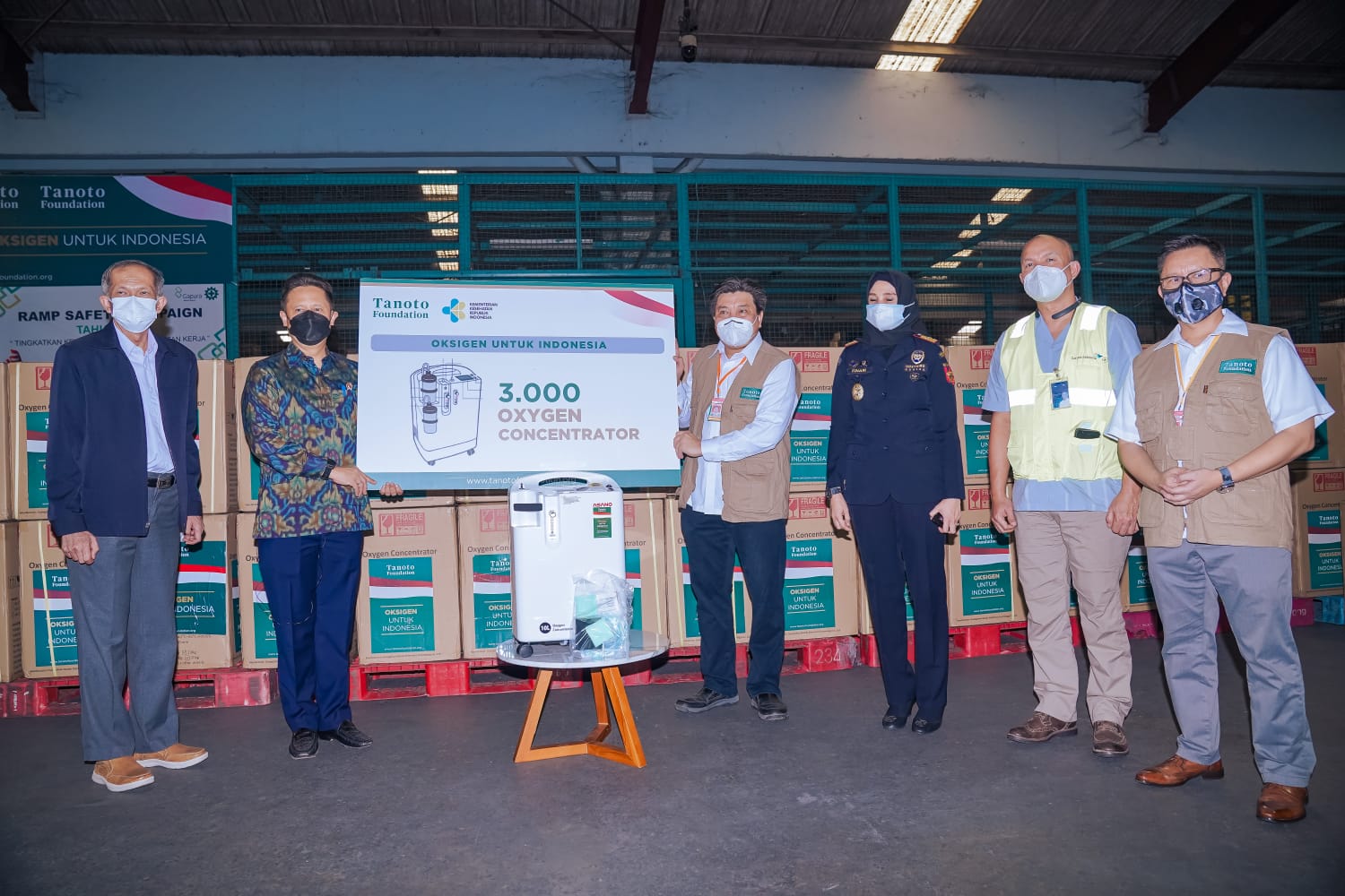 Bantu Selamatkan COVID-19, Tanoto Foundation Donasikan 3.000 Unit Oxygen Concentrator