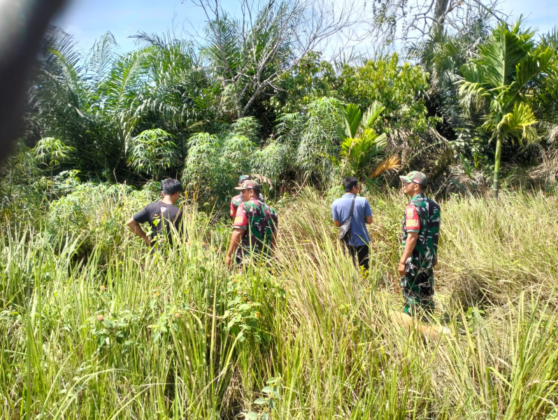 Serma Muhajir Ajak Warga Binaan Untuk Giat Penanggulangan Karhutla Dengan Berpatroli di Minas Jaya