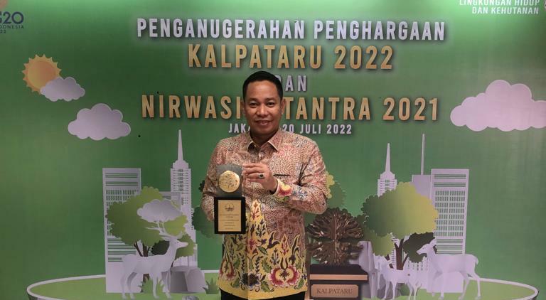 Ketua DPRD Siak Raih Nirwasita Tantra Penghargaan Bergengsi Dari Kemen LHK