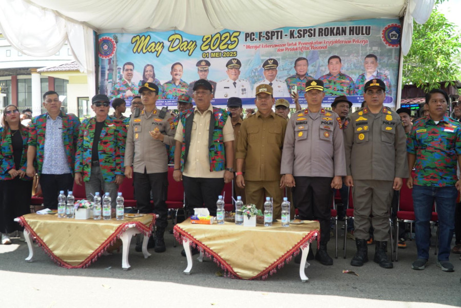 Meriahkan Hari Buruh 2025, PC. F-SPTI K-SPSI Rohul Usung Semangat Kebersamaan & Kesejahteraan Pekerja