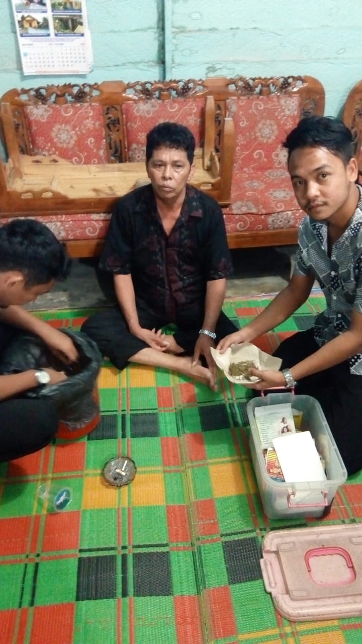 Menyimpan Ganja Di Meja Dapur, Warga Tualang Diamankan Polres Siak