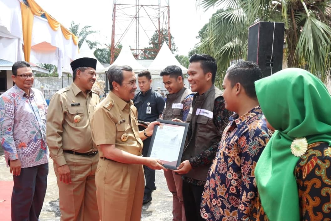 Kampung Muara Kelantan Siak resmi jadi Kampung Inklusi Keuangan