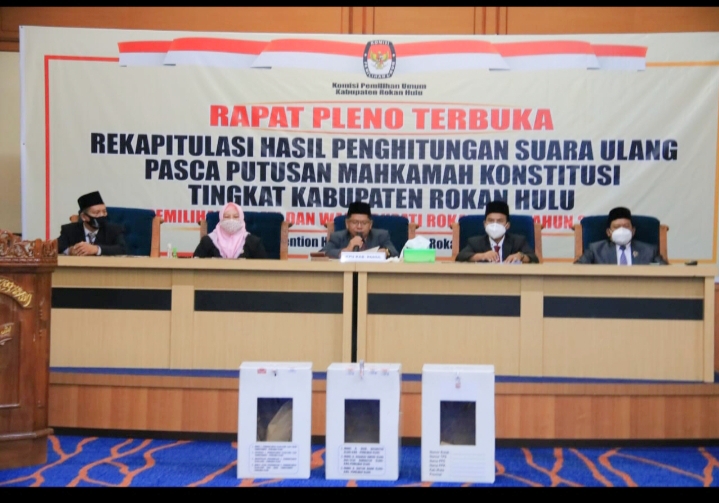 KPU Gelar Rapat Pleno, H.Sukiman-H.Indra Gunawan Unggul Dalam Perolehan Suara