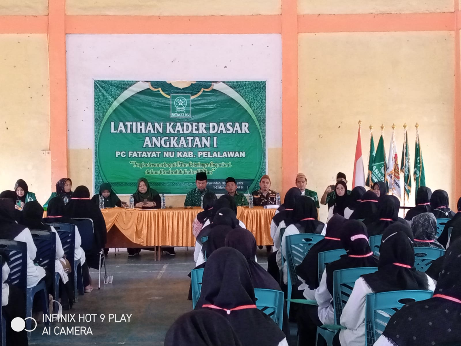 PC Fatayat NU Kabupaten Pelalawan Taja LKD Angkatan I 2022