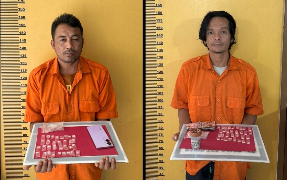 Target Operasi Kapolres Inhu, Satresnarkoba Ringkus Dua Pelaku Kejahatan Narkoba di Pedalaman