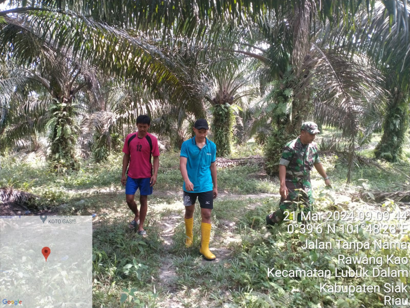 Dengan Tim Gabungan & Warga Binaan, Serma Edy S, Ajak Patroli Di Tasik Seminai Guna Antisipasi Karlahut