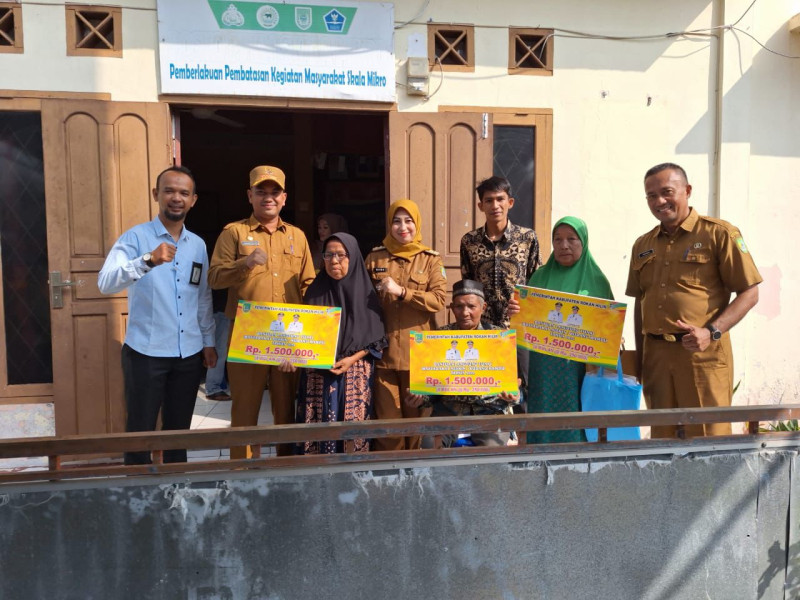 Pemkab Rohil Mulai Salurkan BLT Enam Bulan Sekaligus
